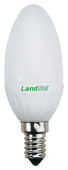 Ceramic housed LED lamp with E14 socket